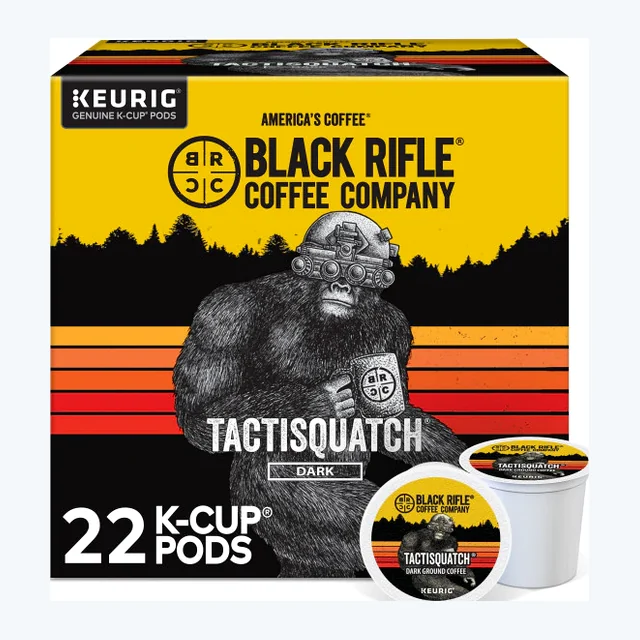 Black Rifle Coffee Tactisquatch K-Cups, Dark Roast – 22 Count