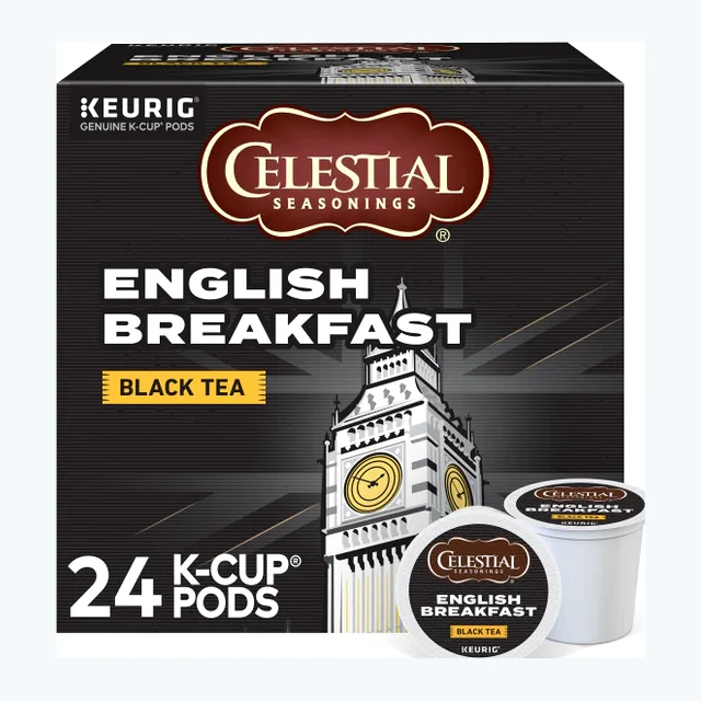 Celestial Seasonings English Breakfast Black Tea K-Cups – 24 Count