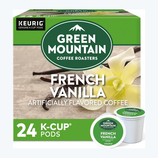 Green Mountain French Vanilla K-Cups, Light Roast – 24 Count
