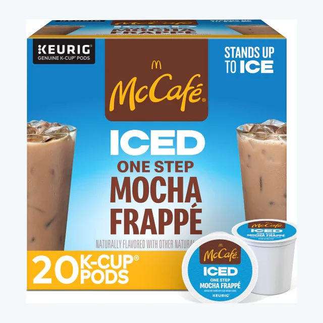 McCafé Mocha Frappé K-Cups, Brew Over Ice – 24 Count