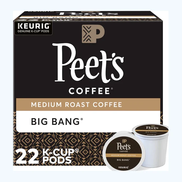 Peet's BIG BANG K-Cups, Medium Roast – 22 Count