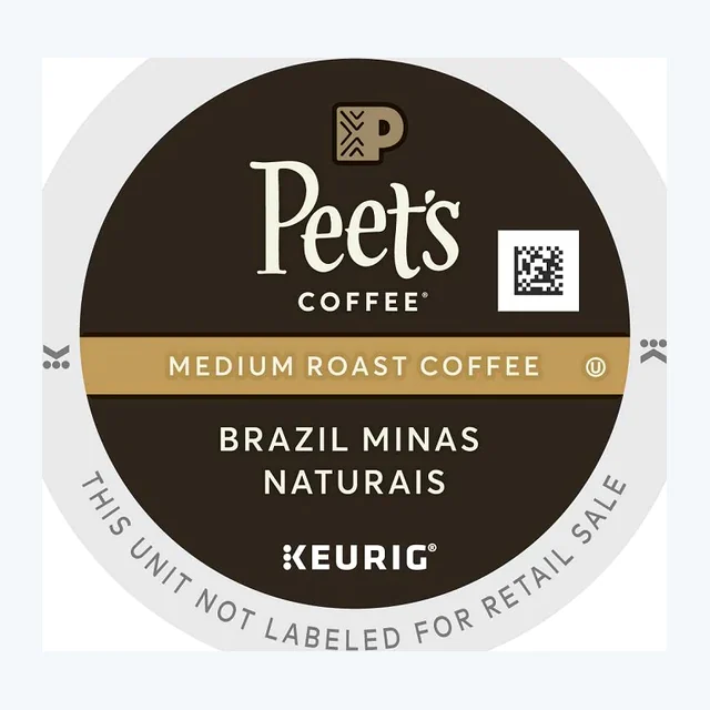 Peet's Brazil Minas Naturais K-Cups, Medium Roast – 22 Count