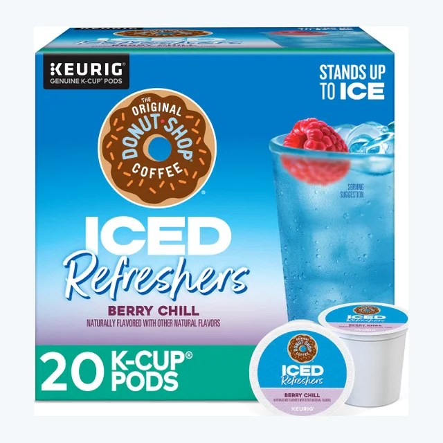 The Original Donut Shop Berry Chill Iced Refreshers K-Cups – 20 Count (SPECIAL)