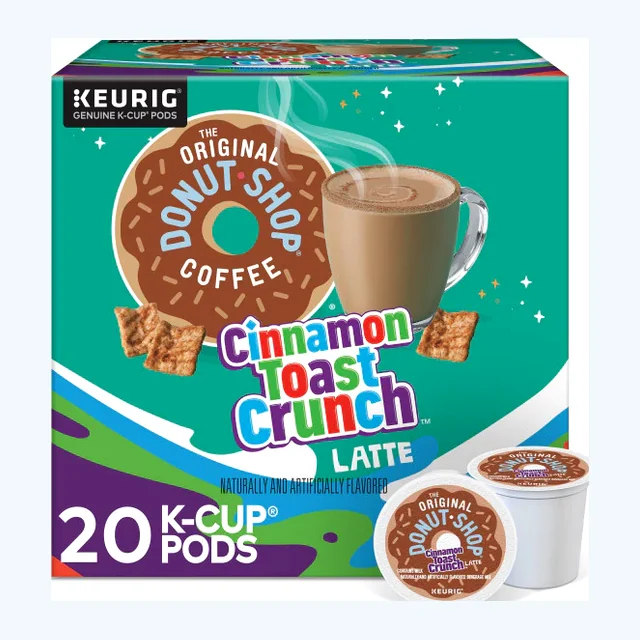 The Original Donut Shop Cinnamon Toast Crunch Latte K-Cups – 20 Count