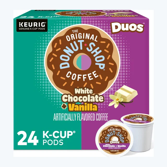 The Original Donut Shop White Chocolate Vanilla K-Cups, Medium Roast – 24 Count