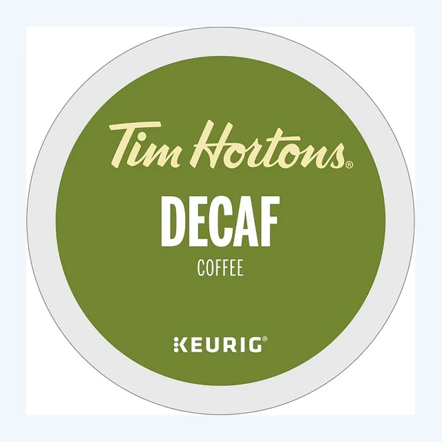 Tim Hortons DECAF K-Cups, Medium Roast – 24 Count