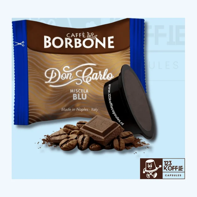 Borbone Blue Blend capsules A Modo Mio 100 stuks – ronde Italiaanse espresso