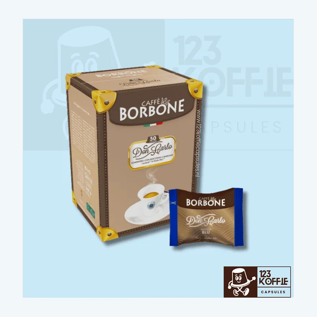 Borbone Blue capsules A Modo Mio 50 stuks  ronde Italiaanse espresso
