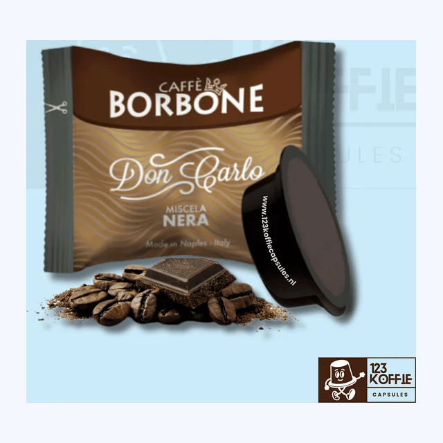 Borbone Nera capsules A Modo Mio 100 stuks – Sterke espresso