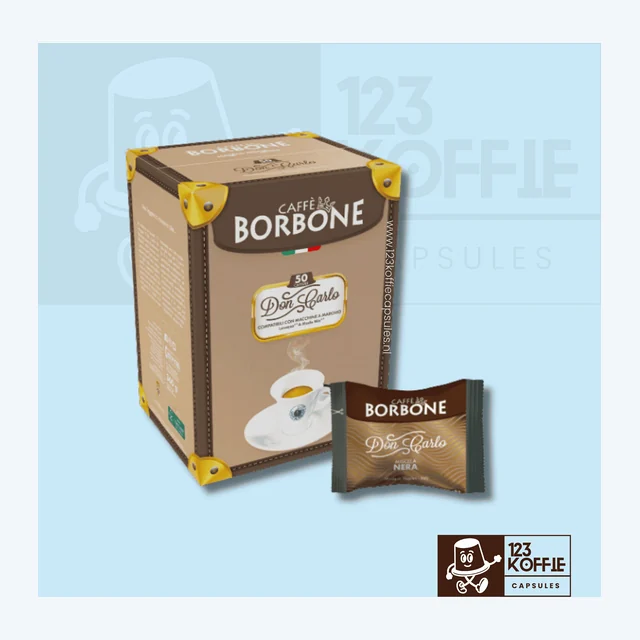 Borbone Nera capsules A Modo Mio 50 stuks  sterke espresso