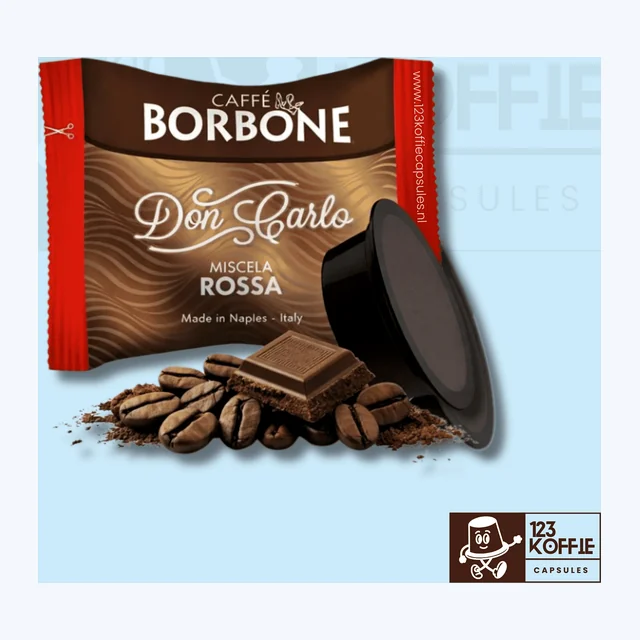 Borbone Rossa capsules A Modo Mio 100 stuks