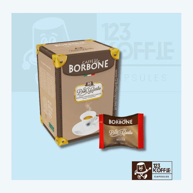 Borbone Rossa capsules A Modo Mio 50 stuks  krachtige espresso