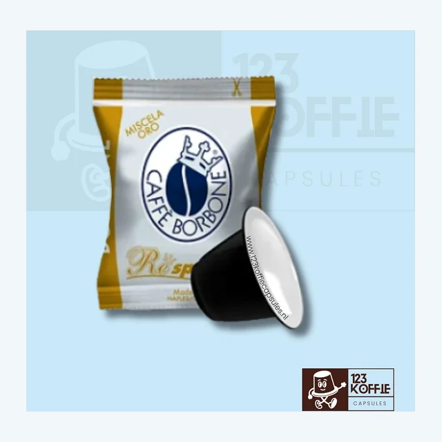 Caffè Borbone Respresso Oro capsules 50 stuks  intensiteit 7