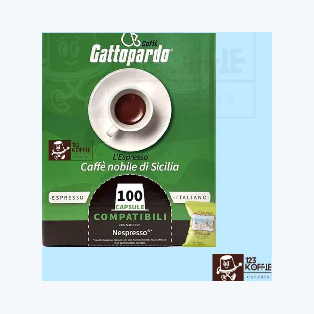 Gattopardo Insonnia capsules Nespresso  100 stuks intense espresso