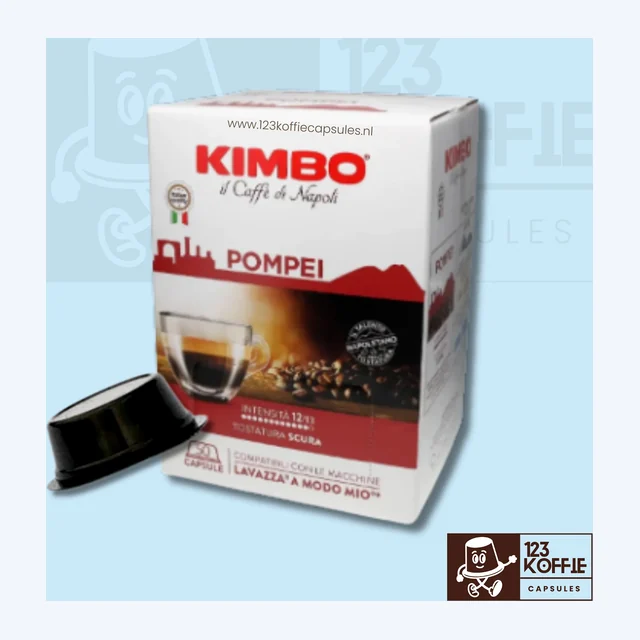 Kimbo Pompei capsules Nespresso 50 stuks – Italiaanse espresso