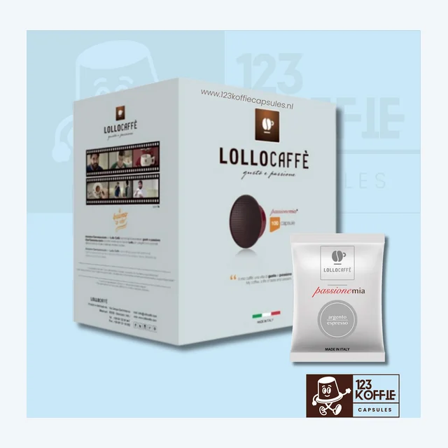 Lollo Miscela Argento capsules A Modo Mio – 100 stuks milde espresso