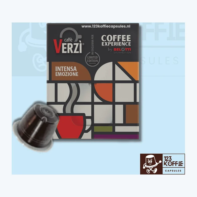 Sterke espresso capsules Nespresso  Intens 100 stuks Verzì Intensa Emozione