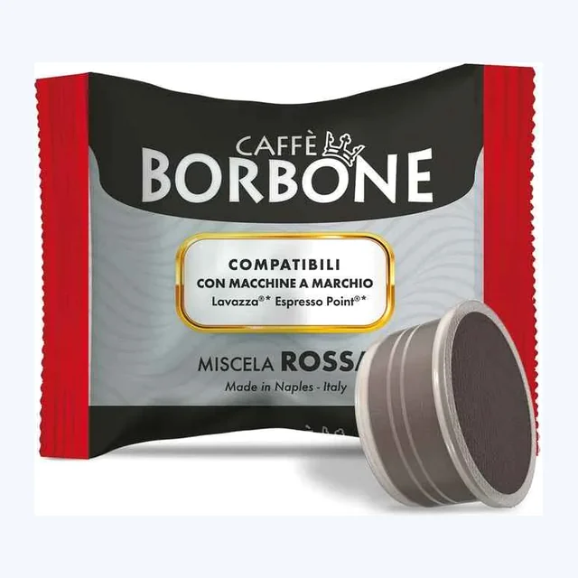 100 Capsule Borbone Compatibili Lavazza Point Miscela ROSSA
