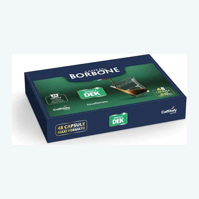 Capsule Compatibili Caffitaly – Borbone Dek (Decaffeinato) – 48 pezzi