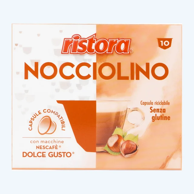 Ristora Nocciolino 10caps - Capsule Compatibili Dolce Gusto®