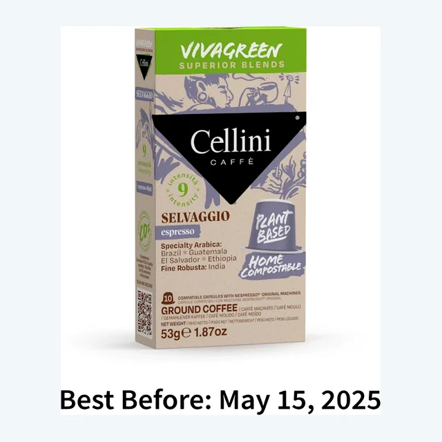 Cellini Caffè Selvaggio Capsules for Nespresso (10)