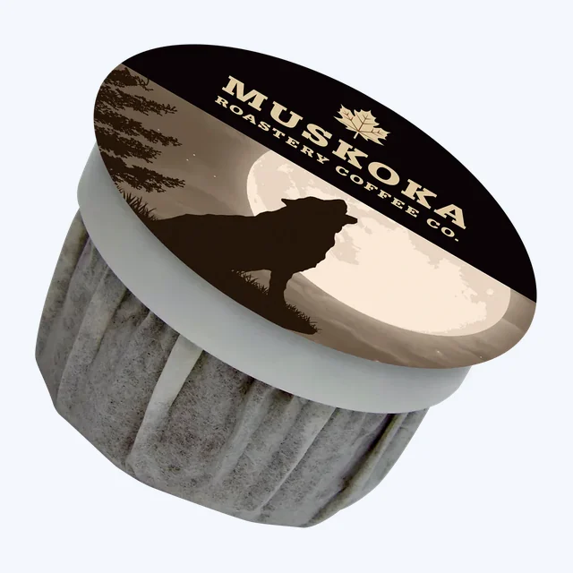 Muskoka Howling Wolf 100% Compostable Coffee Cups (20)