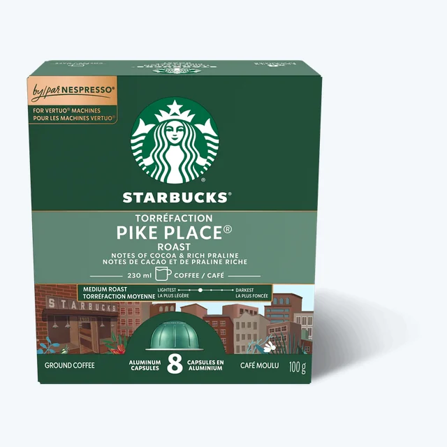 Starbucks Pike Place Nespresso Vertuo Pods (8)
