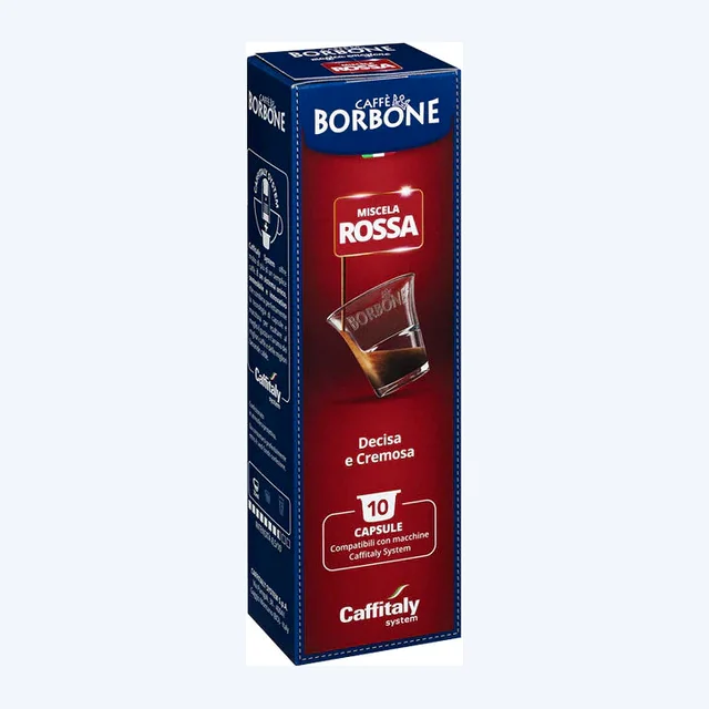 BORBONE - Caffitaly - Caffè - Rosso - Conf. 10