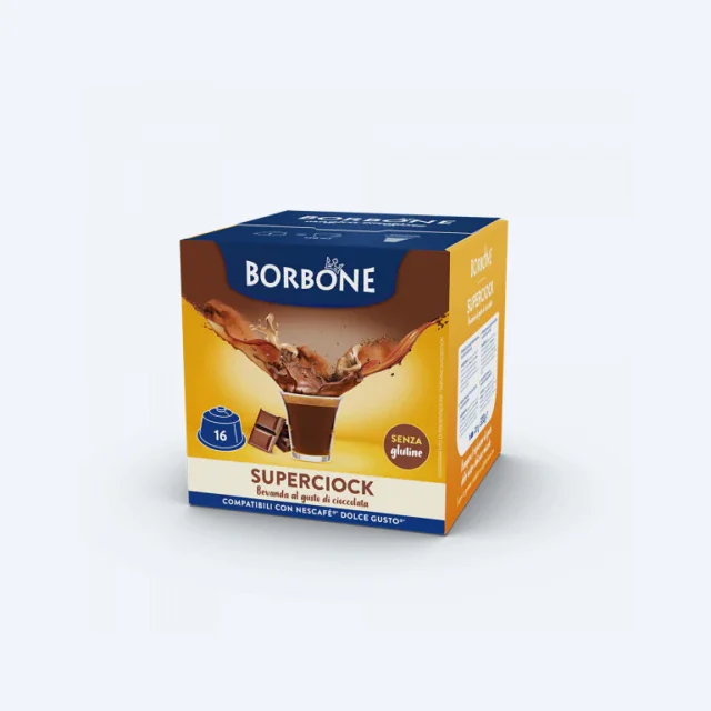 BORBONE - Dolce Gusto - Solubile - Cioccolato - Conf. 16