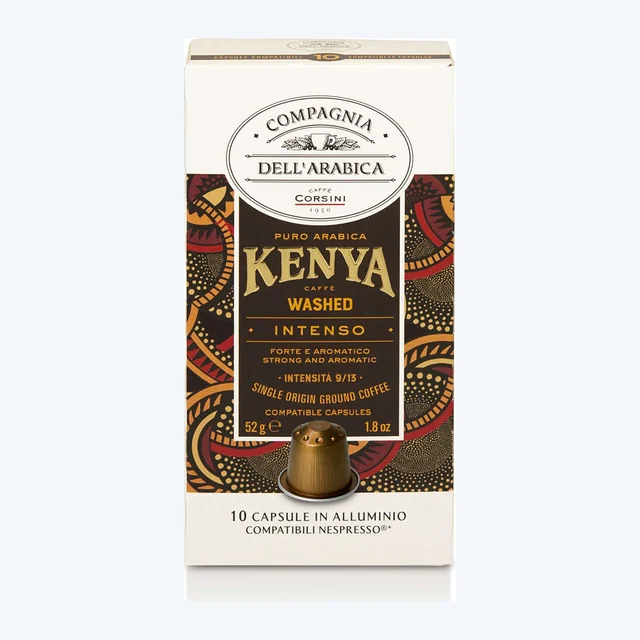 CAFFE' CORSINI - Nespresso - Caffè - Alluminio Kenya - Conf. 10