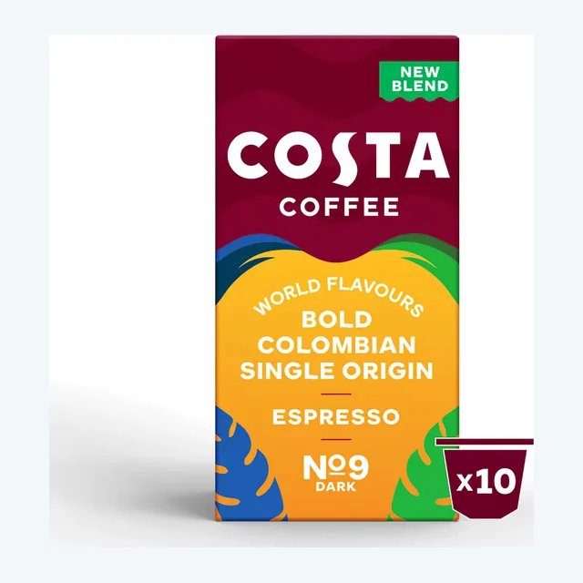 COSTA 10CAPS. NESPRESSO COLOMBIAN SINGLE ORIGIN