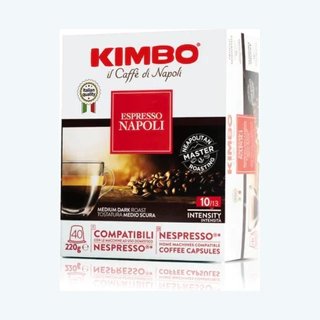 KIMBO - Nespresso - Caffè - Napoli - Conf. 40 allumin