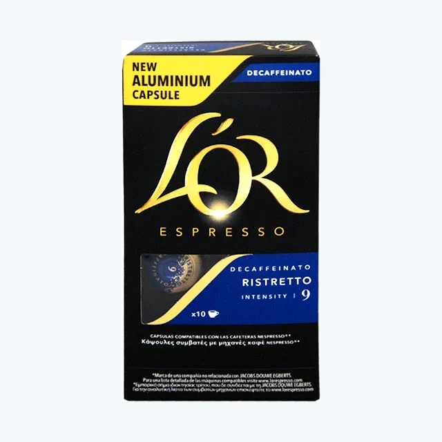 L'OR NESPRESSO RISTRETTO DECAFFEINATO - 10CAPS