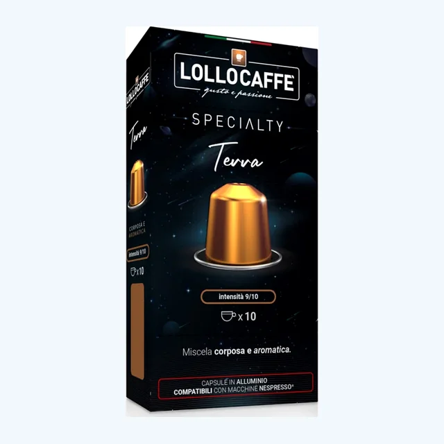 LOLLO - Nespresso - Caffè - Specialty Terra Alluminio - Conf. 10