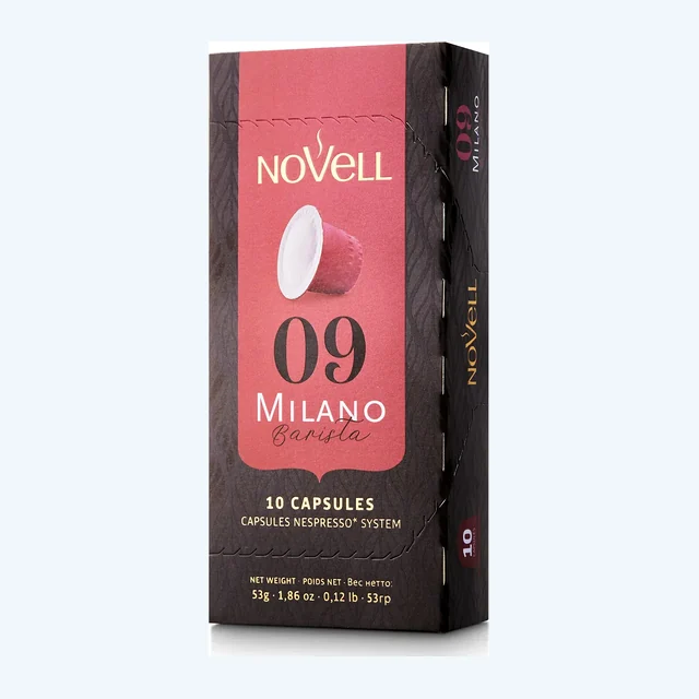NOVELL -Nespresso -MILANO BARISTA - 10  pc