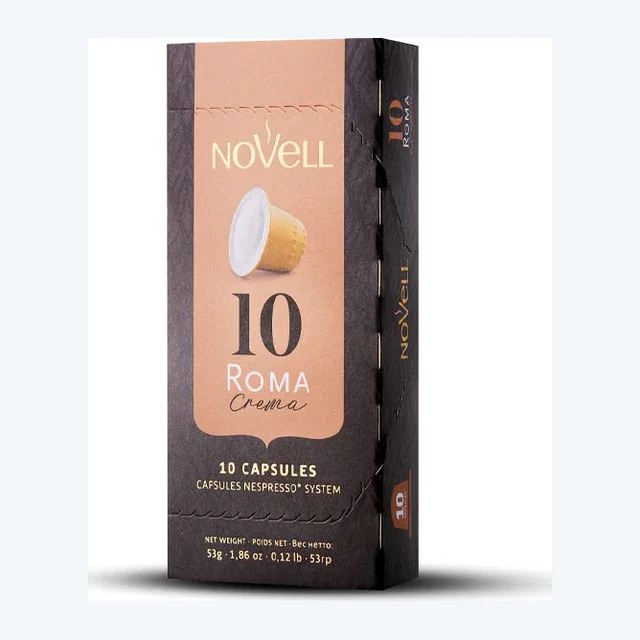 NOVELL -Nespresso -ROMA CREMA-  10 pc