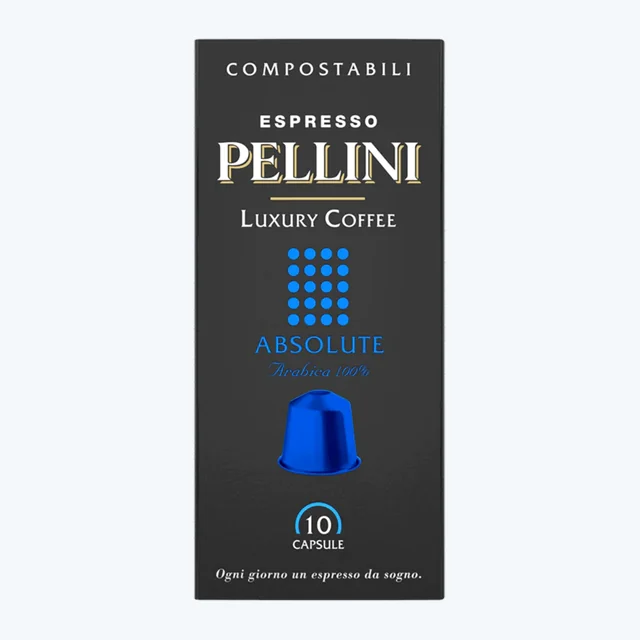 Pellini Luxury Coffee Absolute compostable Nespresso®*