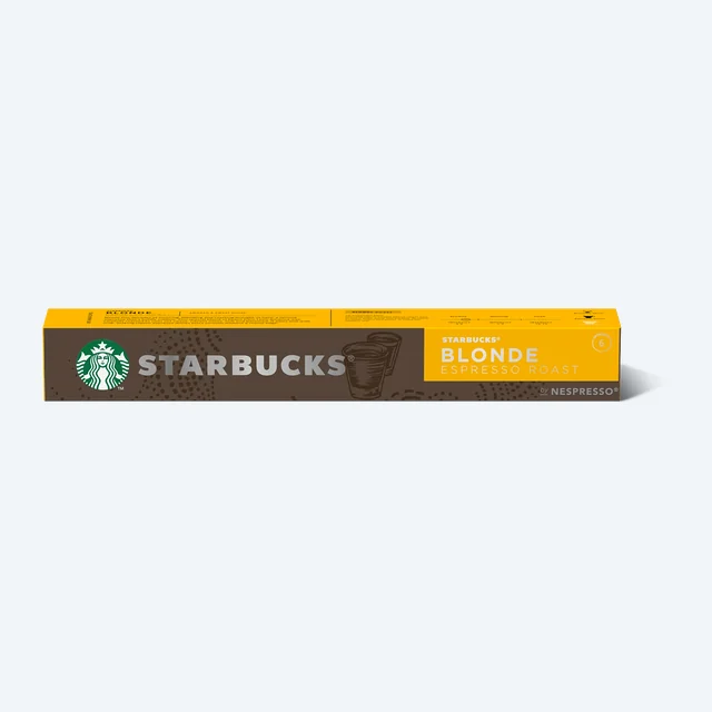 STARBUCKS® BLONDE ESPRESSO® ROAST BY NESPRESSO®Intensity :6