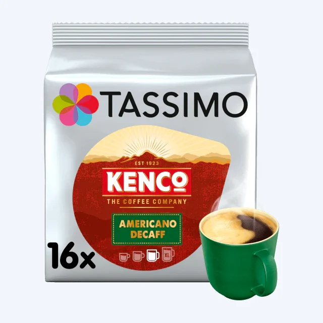 Tassimo 16 Kenco Americano Decaff Coffee Pods