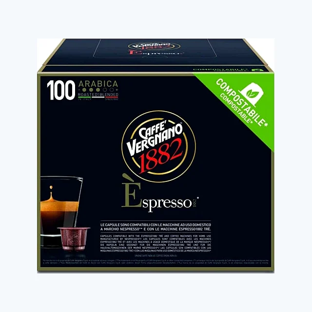 VERGNANO - Nespresso - Caffè - Espresso Arabica Comp. - Conf. 100
