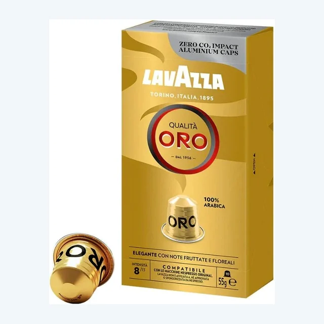 LAVAZZA Qualità Oro Nespresso® Compatible Coffee Capsules - 10 Pods