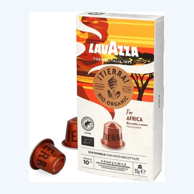 LAVAZZA ¡Tierra! For Africa Nespresso® Compatible Coffee Capsules - 10 Pods