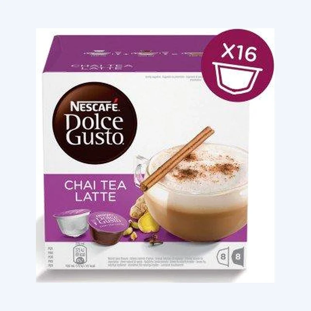 Nescafe Dolce Gusto Chai Tea Latte - 1 Packs (16 Capsules)