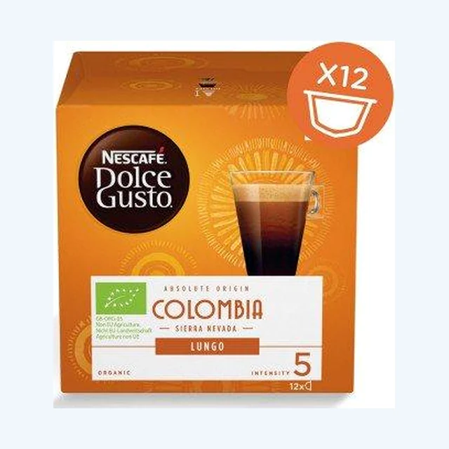 Nescafe Dolce Gusto Colombia Sierra Nevada Lungo - 1 Packs (12 Capsules, 12 Cups)
