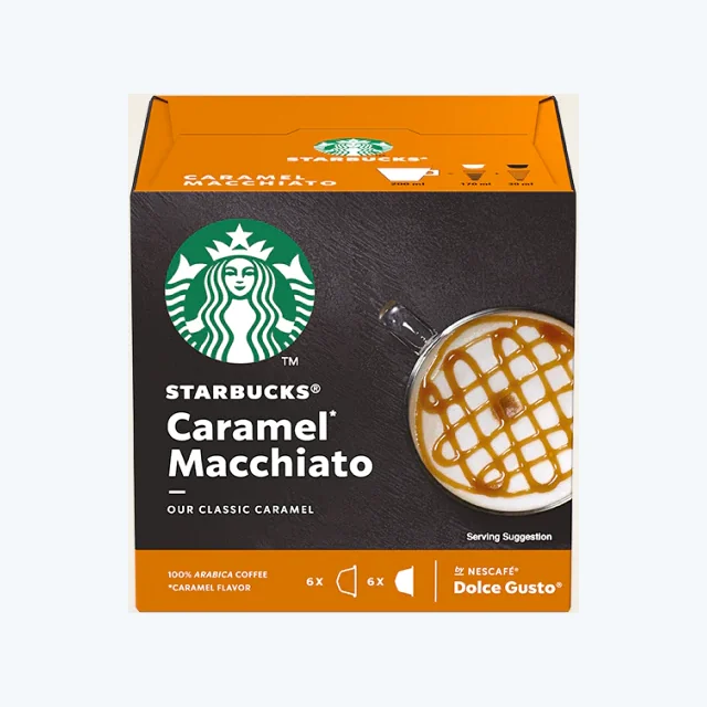 Starbucks®️ Caramel Macchiato®️ By Nescafé®️ Dolce Gusto®️ - 3 Box (36 Capsules)