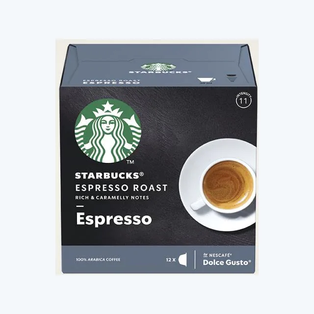 Starbucks®️ Espresso®️ Roast By Nescafé®️ Dolce Gusto®️ - 3 Box (36 Capsules, 36 Cups)