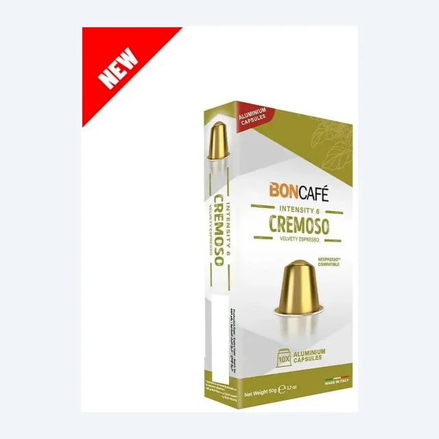 BonCafé - Cremoso Compatible with Nespresso - 10 Capsules