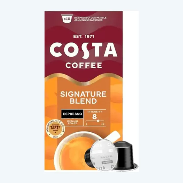 Costa Coffee - Signature Blend Espresso Compatible By Nespresso - 10 capsules