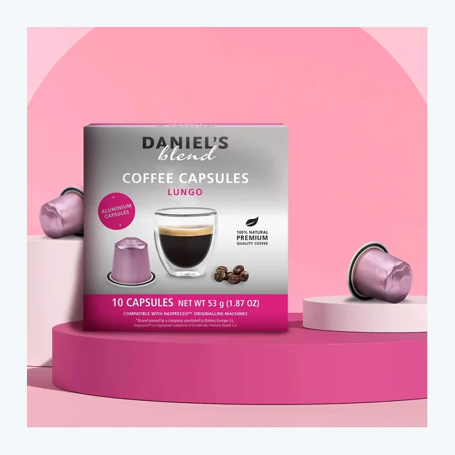 Daniel's Blend - Lungo Compatible by Nespresso - 10 capsules