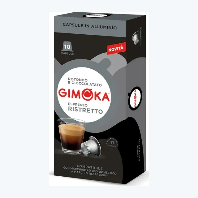 Gimoka - Ristretto compatible With Nespresso - 10 capsules